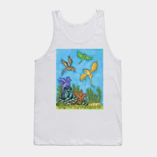 Dragons Learning to Fly Tank Top